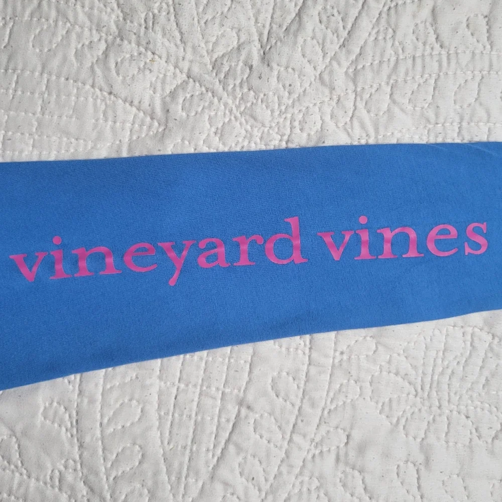 Vineyard Vines Long Sleeve Vintage Whale Hoodie Tee Dress Girls size L (14)